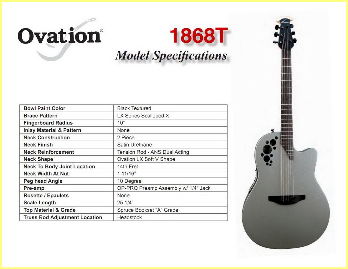 Ovation 1868 Elite electric acoustic guitar | eBay